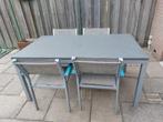Tuinset, Ophalen, 4 zitplaatsen, Gebruikt, Eettafel