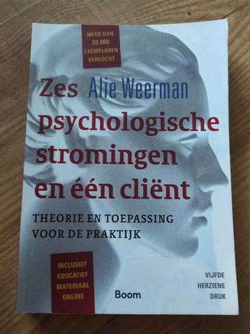 Alie Weerman - Zes psychologische stromingen en een client beschikbaar voor biedingen