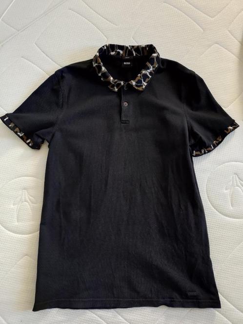 Hugo Boss poloshirt L, Kleding | Heren, Polo's, Gedragen, Maat 52/54 (L), Zwart, Ophalen of Verzenden