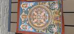 Mandala Thangka, traditioneel Boeddhistisch schilderij. , Antiek en Kunst, Ophalen of Verzenden