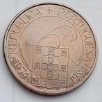 25 Escudos 1984 Portugal Prachtige Oude Munt Commemoratie, Ophalen of Verzenden, Overige landen