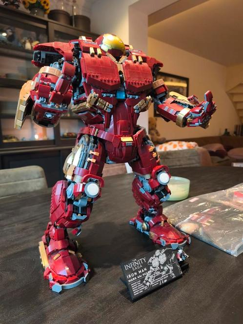 Hulkbuster – 52 cm hoog – gebouwd model compatible met lego, Kinderen en Baby's, Speelgoed | Duplo en Lego, Zo goed als nieuw