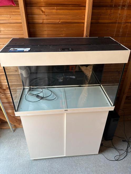 Juwel rio 125 led wit met meubel, aquarium 125 liter, Dieren en Toebehoren, Vissen | Aquaria en Toebehoren, Gebruikt, Leeg aquarium
