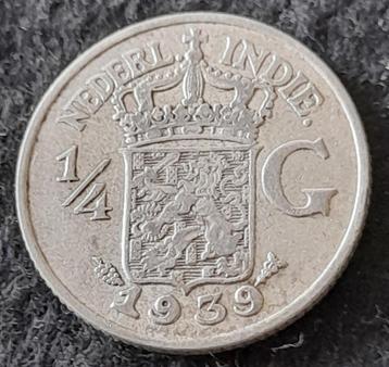 Nederlands Indie 25 cent 1939 beschikbaar voor biedingen