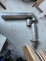 Dubbelwandige pijp met geveldoorvoer k in, Ophalen, 30 tot 80 cm, Gebruikt, Overige typen