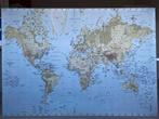 Wereldkaart op doek, IKEA, 200x140 cm, Ophalen, 125 cm of meer, 75 cm of meer, Print