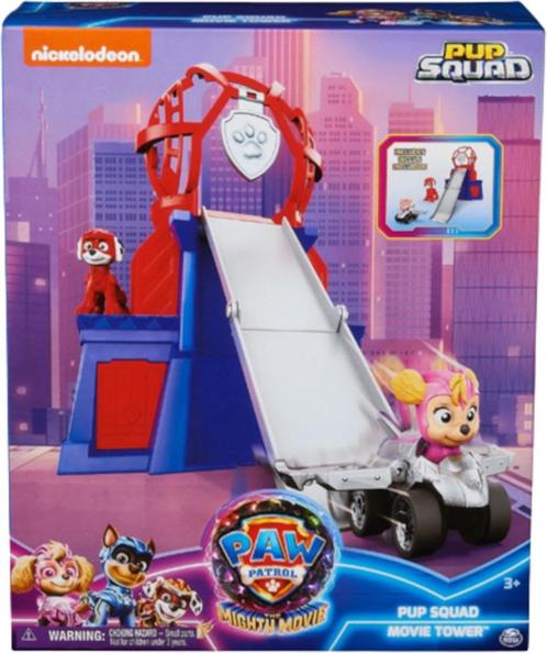 Paw Patrol: The Mighty Movie: Pup Squad: Movie Tower NIEUW, Kinderen en Baby's, Speelgoed | Speelgoedvoertuigen, Nieuw, Ophalen of Verzenden