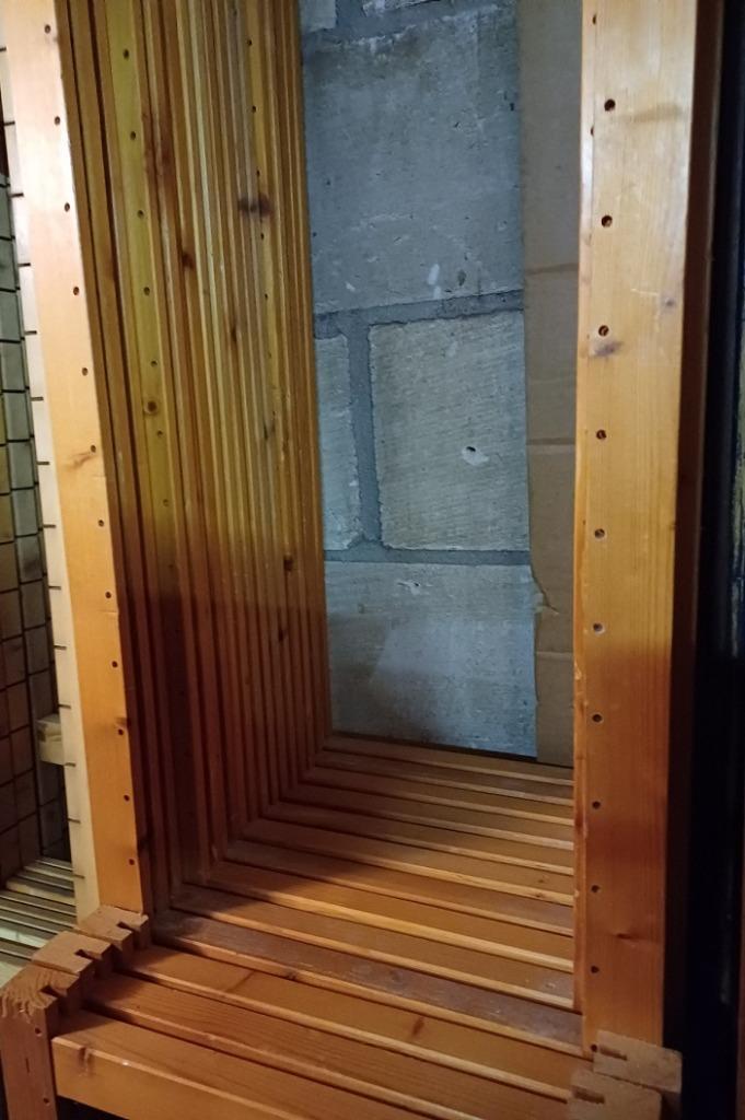 2 Meter Lundia Legbordstelling 208 x 40, Huis en Inrichting, Kasten | Stellingkasten, Gebruikt, Ophalen