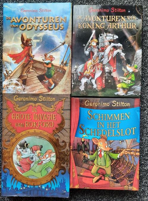 4 dikke boeken Geronimo Stilton, Boeken, Kinderboeken | Jeugd | 10 tot 12 jaar, Zo goed als nieuw, Ophalen of Verzenden