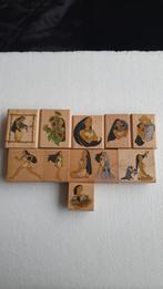 11 Rubber Stampede Pocahontas Houten Stempels, Hobby en Vrije tijd, Ophalen of Verzenden, Nieuw, Houten stempel