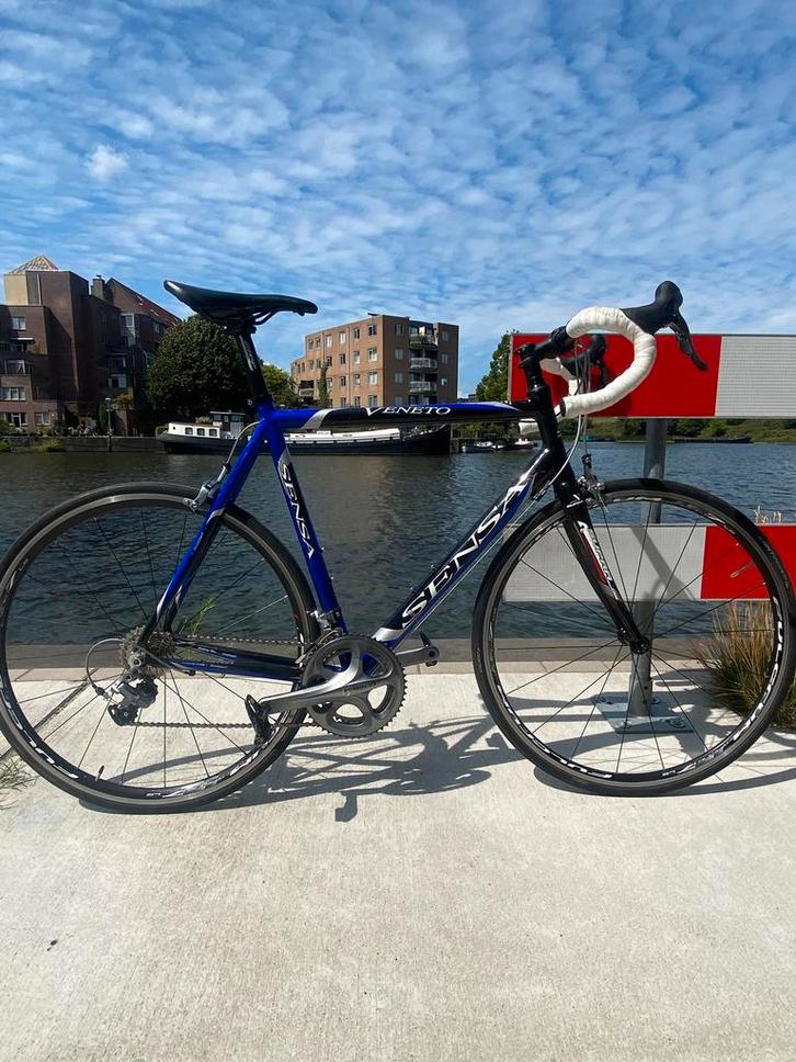Sensa Veneto 58 cm racefiets nieuwe ketting en cassette, Fietsen en Brommers, Fietsen | Racefietsen, Gebruikt, Heren, Overige merken