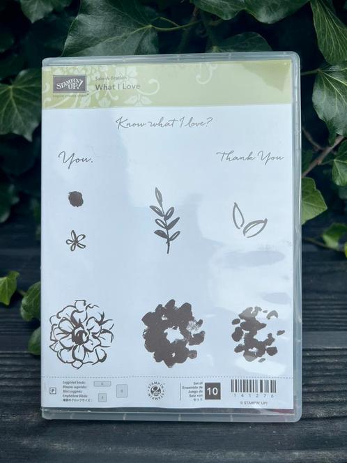 Stampin Up What I love, Hobby en Vrije tijd, Stempelen, Gebruikt, Ophalen of Verzenden