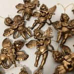 Prachtige metalen engelen kerst hangers goud kleur 15 stuks, Ophalen of Verzenden