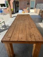 Mooie robuuste houten tuintafel, 8-12 persoons, Ophalen, Gebruikt, Rechthoekig, Hout