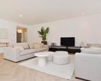 Prachtige beige loungebanken (2 stuks) ZGAN, Ophalen, Zo goed als nieuw, Stof, Stijlvol, Ibiza, natuurteint