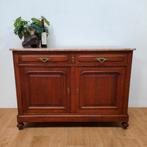 Vintage antiek dressoir commode ladekast met marmer blad 808, Valkenswaard, Gebruikt, 100 tot 150 cm, Info@flashbackfurniture.nl