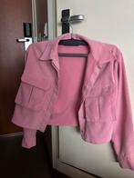Roze Corduroy Jasje - Maat XS, Kleding | Dames, Ophalen of Verzenden, Zo goed als nieuw, Jasje, Roze