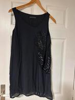 Zijde jurk Luisa Cerano, Maat 38/40 (M), Zwart, Ophalen of Verzenden, Zo goed als nieuw