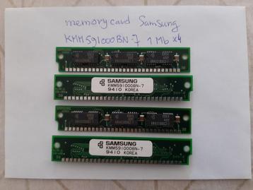 RAM geheugen modules 1 Mb -4x Siemens -4x Samsung -Vintage. beschikbaar voor biedingen