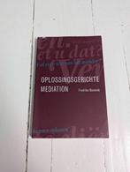 Boek oplossingsgerichte mediation, Boeken, Studieboeken en Cursussen, Gelezen, Fredrike Bannink, Gamma, HBO