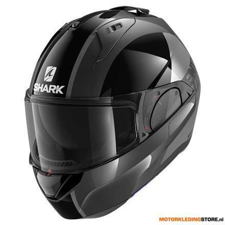 Shark SHARK EVO ES ENDLESS, Zwart-Antraciet, Motoren, Kleding | Motorhelmen, Nieuw met kaartje, Ophalen of Verzenden