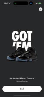 Air Jordan 11 Retro Gamma - Maat 47,5, Kleding | Heren, Schoenen, Ophalen of Verzenden, Nieuw, Zwart, Sneakers of Gympen