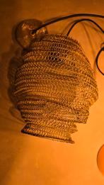 Metalen net lamp, Huis en Inrichting, Gebruikt, Ophalen of Verzenden, Metaal, Minder dan 50 cm