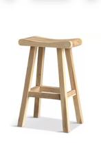 3 Barkrukken van hout als nieuw!, Ophalen, Met voetsteun, 60 tot 90 cm, Zo goed als nieuw