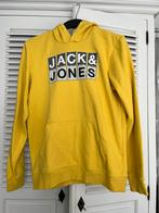 Gele Jack & Jones trui/hoodie, Kinderen en Baby's, Kinderkleding | Maat 176, Trui of Vest, Ophalen of Verzenden, Zo goed als nieuw