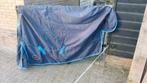 Blauwe deken 185cm fleece, Dieren en Toebehoren, Ophalen, Gebruikt, Deken