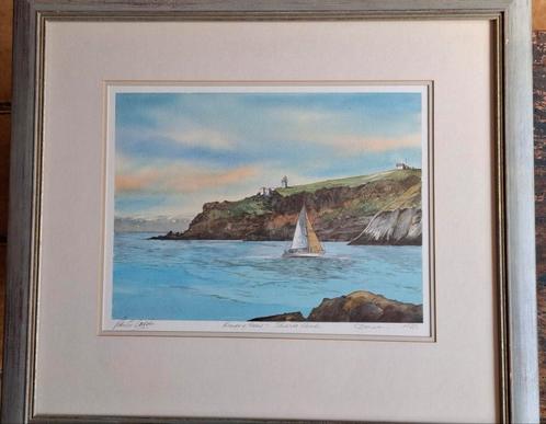 * Peter G.Leitch. Zeefdruk.  Sign. 56/50 cm., Antiek en Kunst, Kunst | Litho's en Zeefdrukken, Ophalen