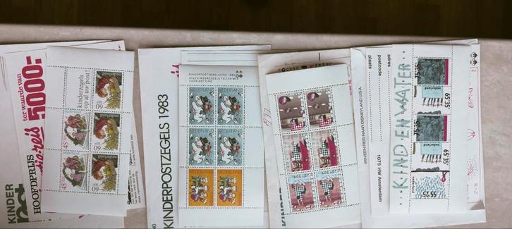 Verzameling kinderpostzegels, Postzegels en Munten, Postzegels | Volle albums en Verzamelingen, Nederland en Buitenland, Ophalen of Verzenden