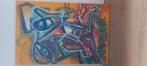 Kunst Post Grafitti afm 60 x 90 cm, Ophalen