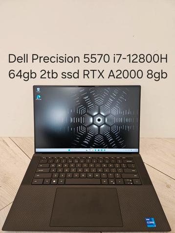 Nieuwstaat: Dell Precision 5570 i7-12800H 64gb 2tb RTX A2000 beschikbaar voor biedingen