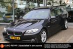 BMW 5-serie Touring 528i High Executive 6-CILINDER NL-AUTO N, Automaat, Euro 5, Gebruikt, Zilver of Grijs