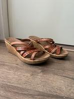 Skechers Beverlee Sleehak Sandalen Maat 37, Skechers, Bruin, Gedragen, Sandalen of Muiltjes