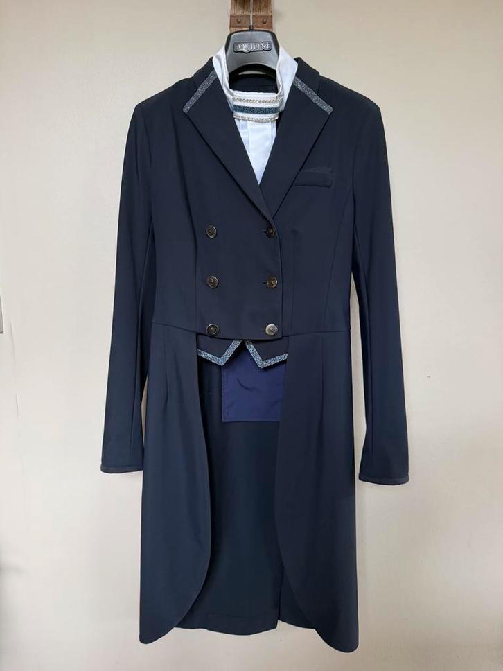 Nieuwe prachtige samshield slipjas, Dieren en Toebehoren, Paardrijkleding, Zo goed als nieuw, Cap, Dressuur, Ophalen of Verzenden