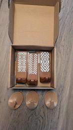 Houten Wandhaken Set Nieuw in Doos, Ophalen, Wandhaken, Nieuw, Minder dan 100 cm