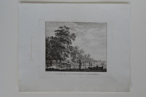 MUIDEN NAARDEN Gravure H.P. SCHOUTEN 1775 ZEER ZELDZAAM M1, Antiek en Kunst, Kunst | Etsen en Gravures, Verzenden