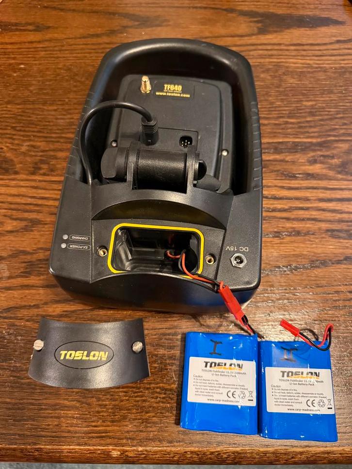 Toslon tf 640 gps fishfinder, Watersport en Boten, Hengelsport | Karpervissen, Zo goed als nieuw, Complete set, Ophalen of Verzenden