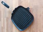 Le Creuset grillpan, Ophalen of Verzenden, Gebruikt, Gietijzer, Koekenpan of Braadpan