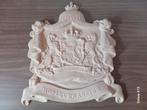 Wapenschild gegoten uit hars ongerestaureerd a, Ophalen of Verzenden