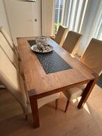 Licht grenen eethoek incl 6 stoelen en lampen, Huis en Inrichting, Complete eetkamers, Ophalen, Gebruikt