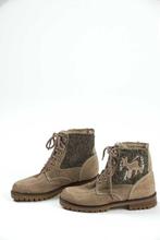 Vintage folklore lammy schoenen boots maat 37,5 - 38, Beige, Vintage, Ophalen of Verzenden