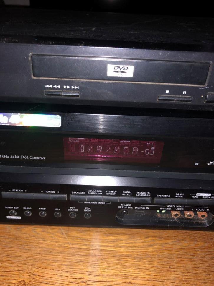 Pioneer VSX-D814 Reciever + DV-350 DVD speler, Audio, Tv en Foto, Stereo-sets, Gebruikt, Cd-speler, Dvd-speler, Tuner of Radio
