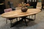 Ovale eettafels van mango hout., Ophalen of Verzenden, Vijf personen of meer, Ovaal, Nieuw