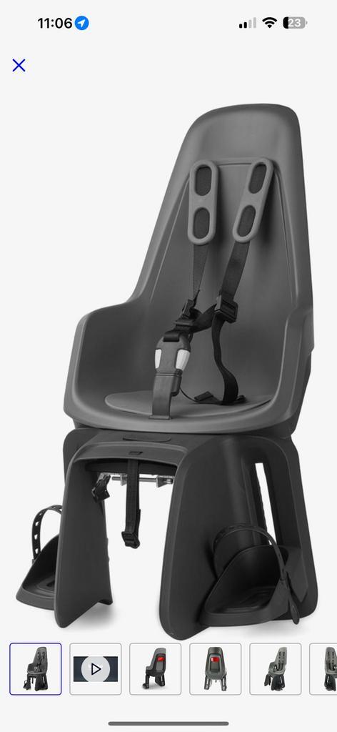 Nieuw in verpakking Bobike One Maxi Fietsstoeltje Achter, Fietsen en Brommers, Fietsaccessoires | Fietsstoeltjes, Zo goed als nieuw