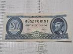 Hongarije 20 Forint Bankbiljet 1975, Ophalen of Verzenden, Hongarije, Los biljet