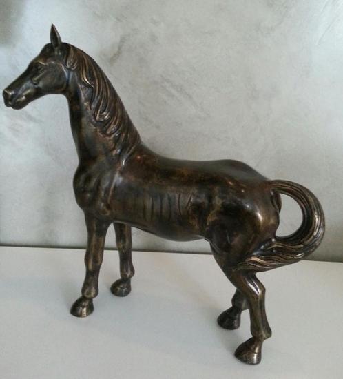Brons: Sierpaard - Amazone met rijpaard (nieuw), Antiek en Kunst, Kunst | Beelden en Houtsnijwerken