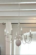 Witte kroonluchter, Huis en Inrichting, Lampen | Kroonluchters, Ophalen, Zo goed als nieuw, Metaal